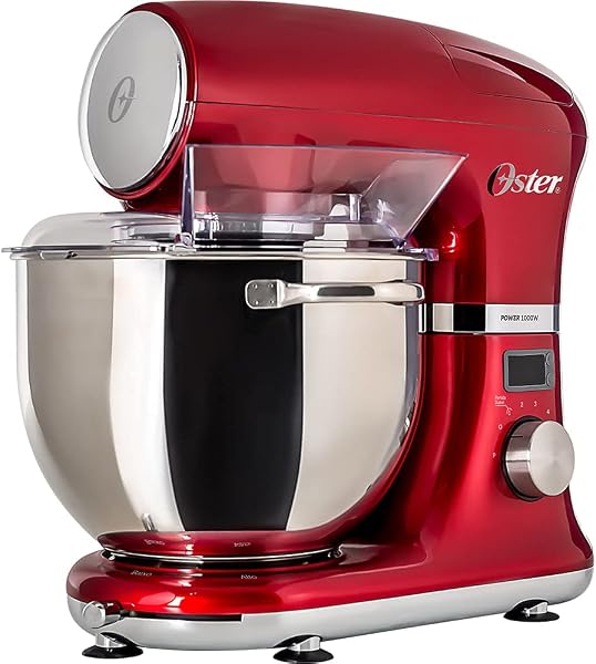 Oster Batedeira Planetária Digital, tigela inox de 5 L, 1000 W, 127 V
